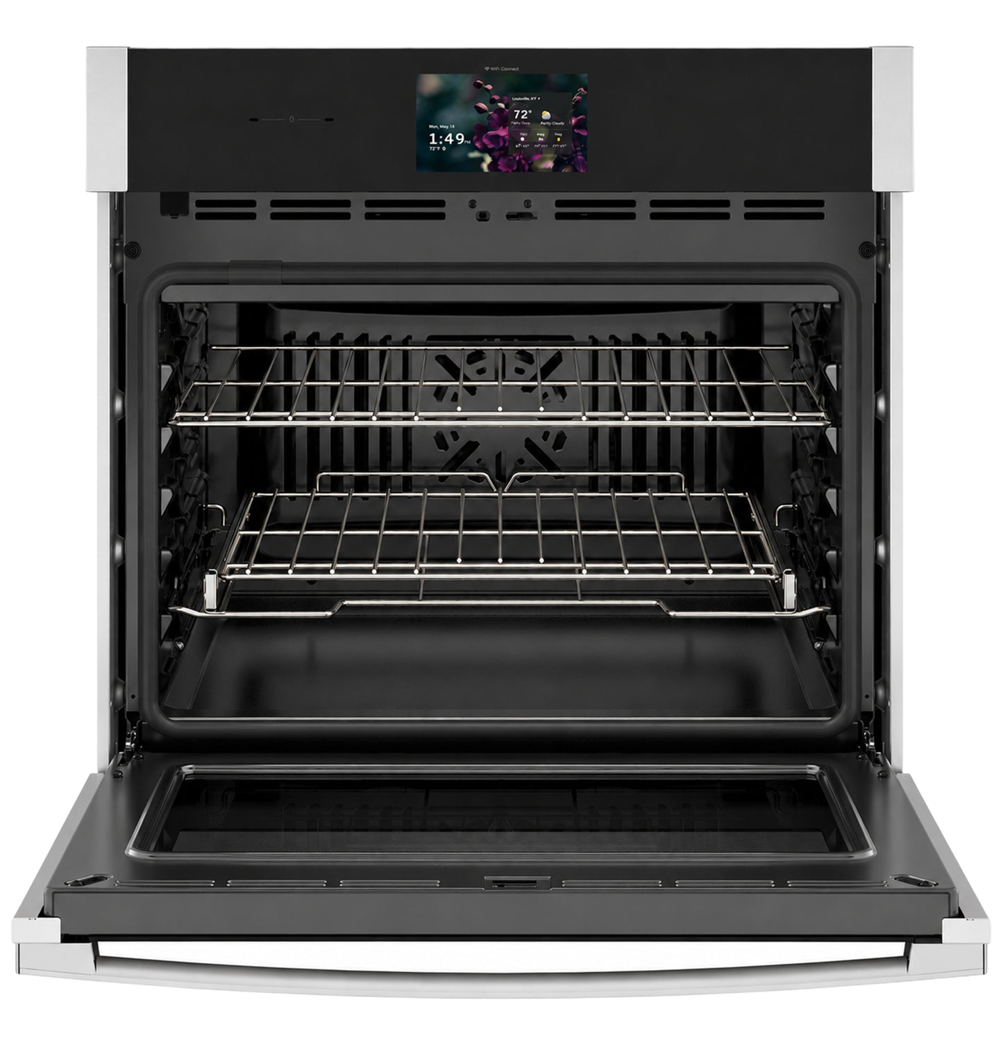 GE Profile™ 30" Smart Built-In Convection Single Wall Oven with No Preheat Air Fry and Precision Cooking