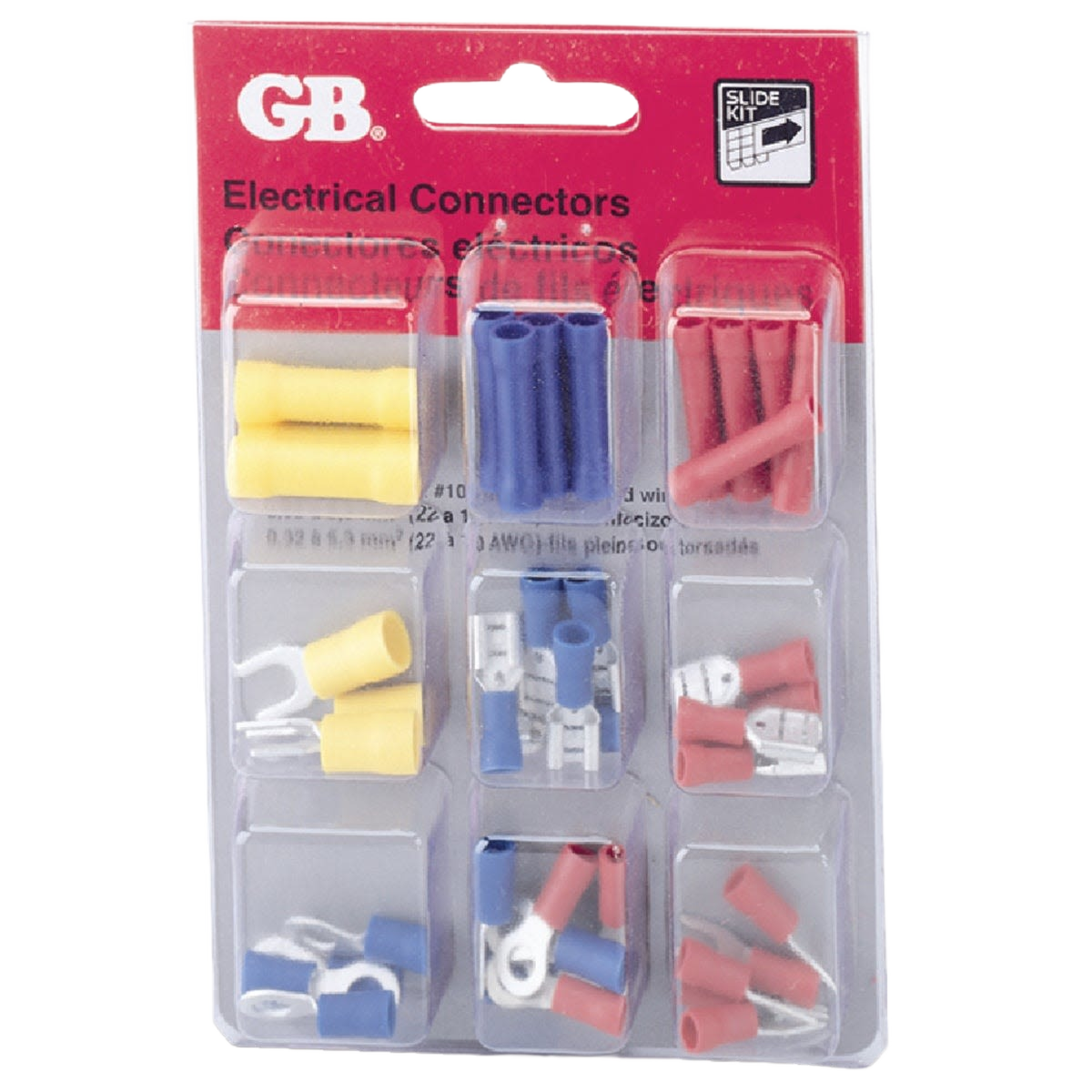 Assorted electrical connectors kit with red, blue, and yellow terminals for home improvement under $50 tools collection