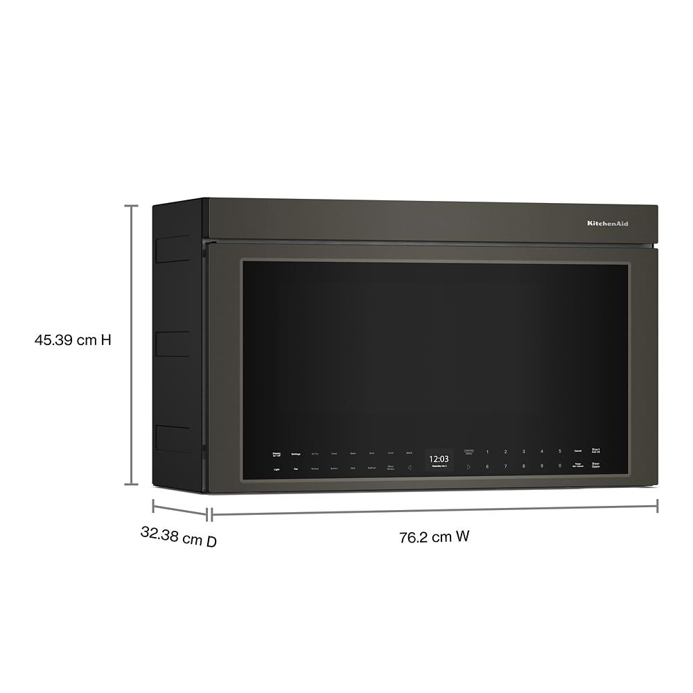 Multifunction Over-the-Range Microwave Oven with Flush Built-In Design