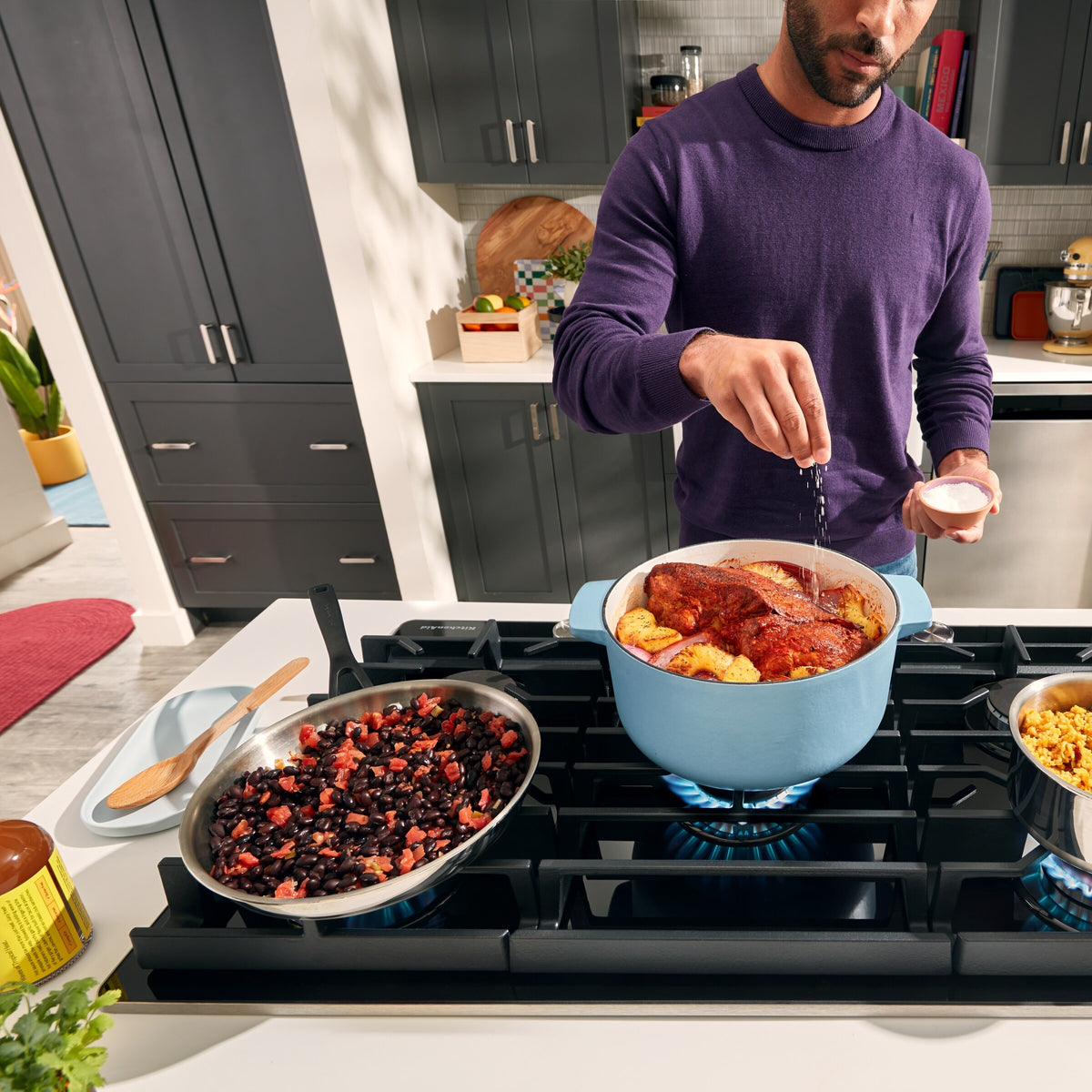 36" Gas-on-Glass Cooktop