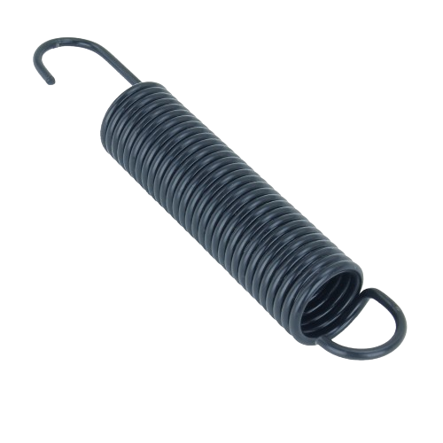 Coiled metal extension spring with hooked ends for John Deere parts and hardware in tools and home improvement collections