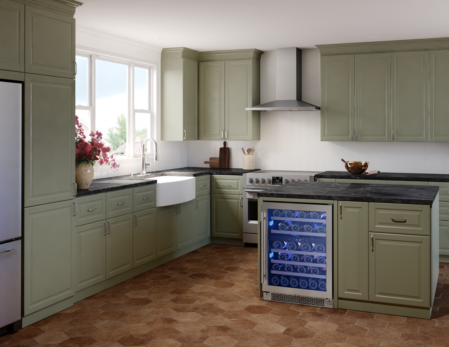 Anzio Chimney Hood 30" LED 600 CFM ACT
