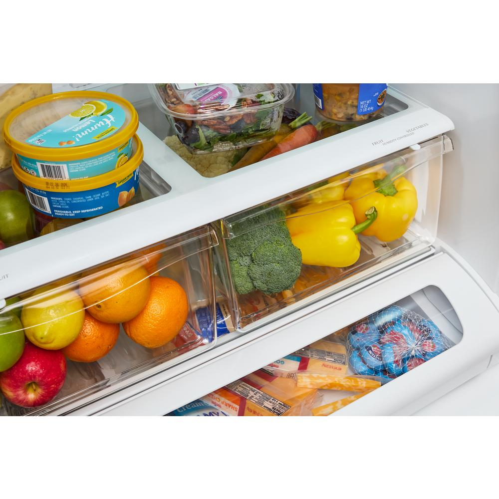 33-Inch Wide French Door Refrigerator with Water Dispenser - 22 Cu. Ft