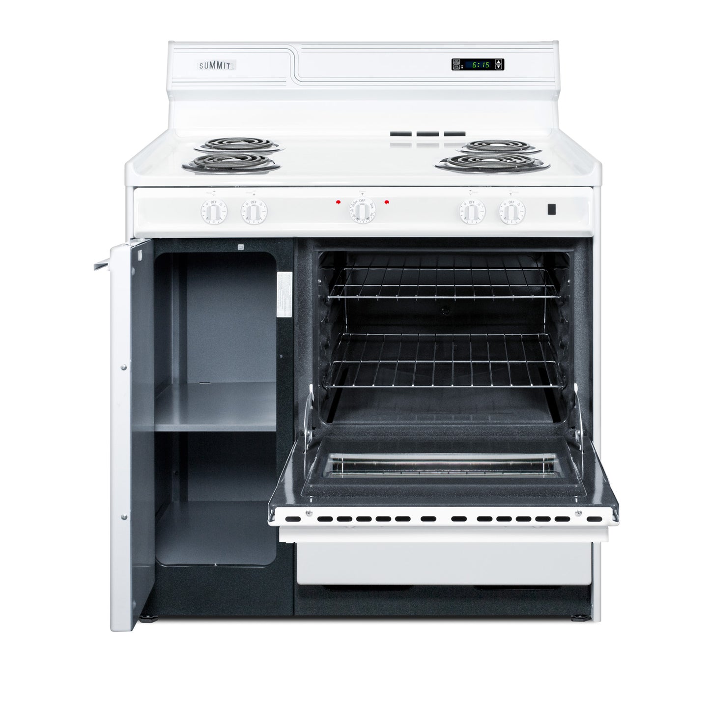 36" Wide Electric Coil Top Range