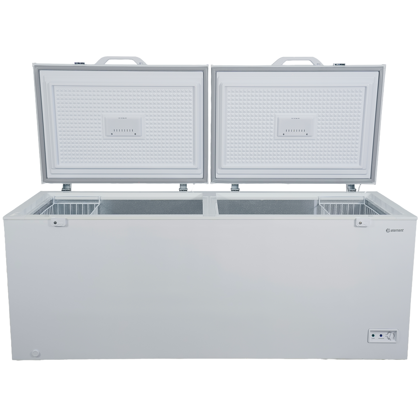 Element Electronics 21.0 cu. ft. Two Door Chest Freezer - White (ECF21MDCW)