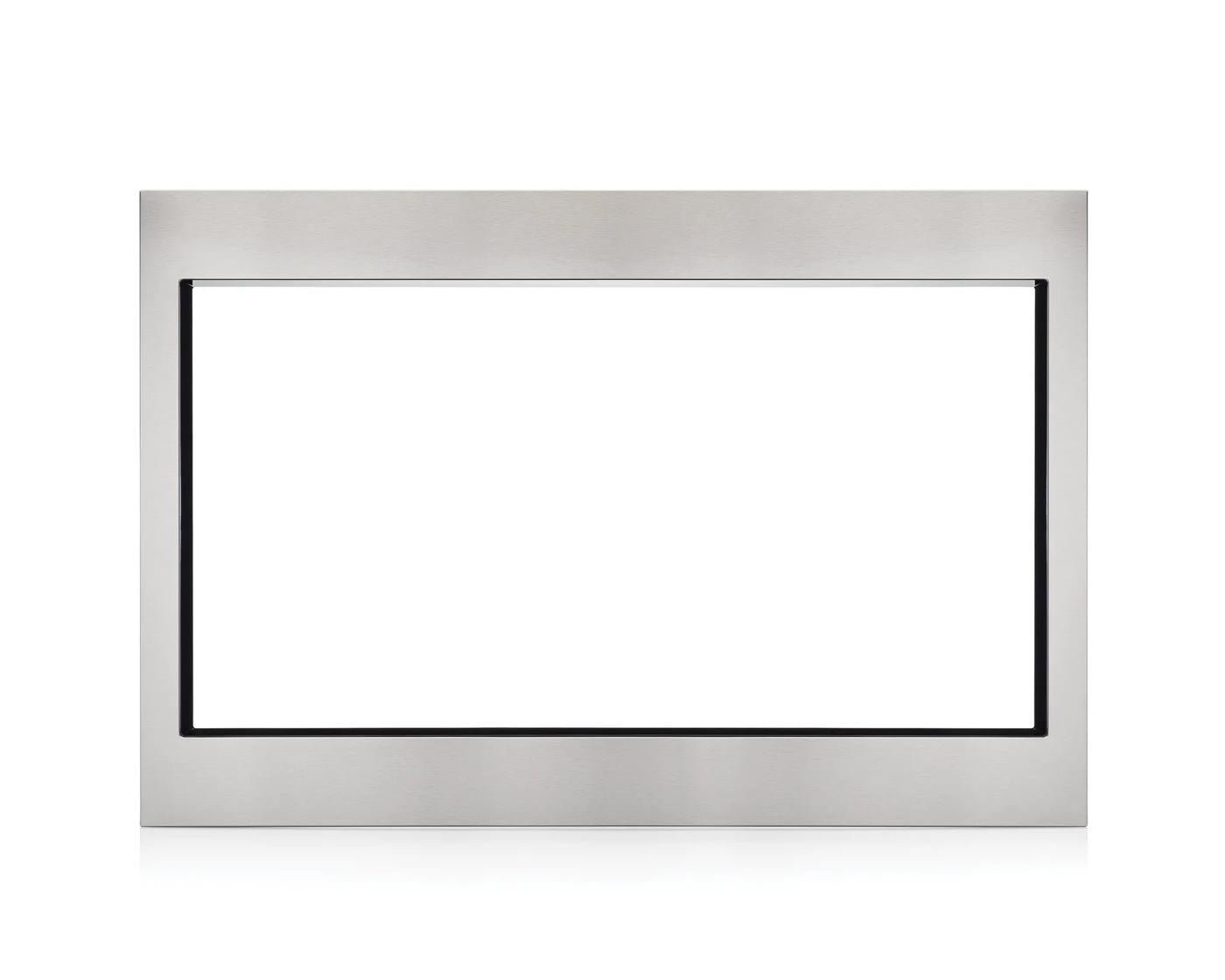 Smudge-proof stainless-steel trim kit for 27-inch built-in microwave in appliance parts and accessories collection