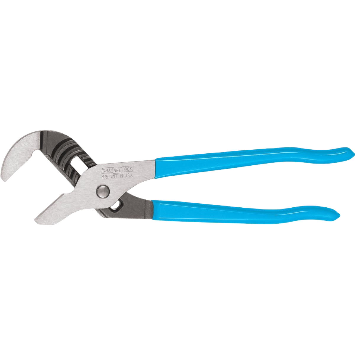 10 inch smooth jaw groove joint pliers with blue handles for durable gripping in home improvement tasks