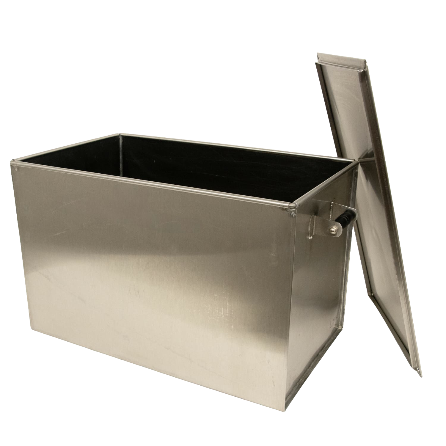 Large rectangular stainless steel stovetop water bath canner with removable lid and side handles, part of Kitchenware collections