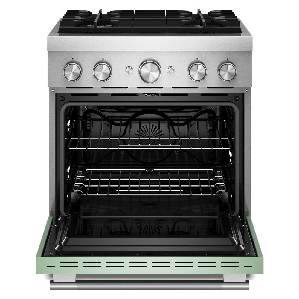 30-Inch 4 Burner Commercial-Style Dual Fuel Range with No Preheat Air Fry Mode
