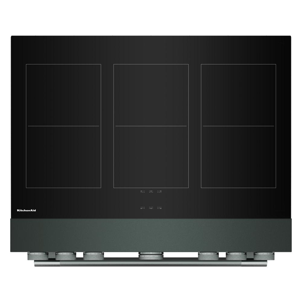 36-Inch 6-Element Induction Freestanding Commercial-Style Range with Air Fry