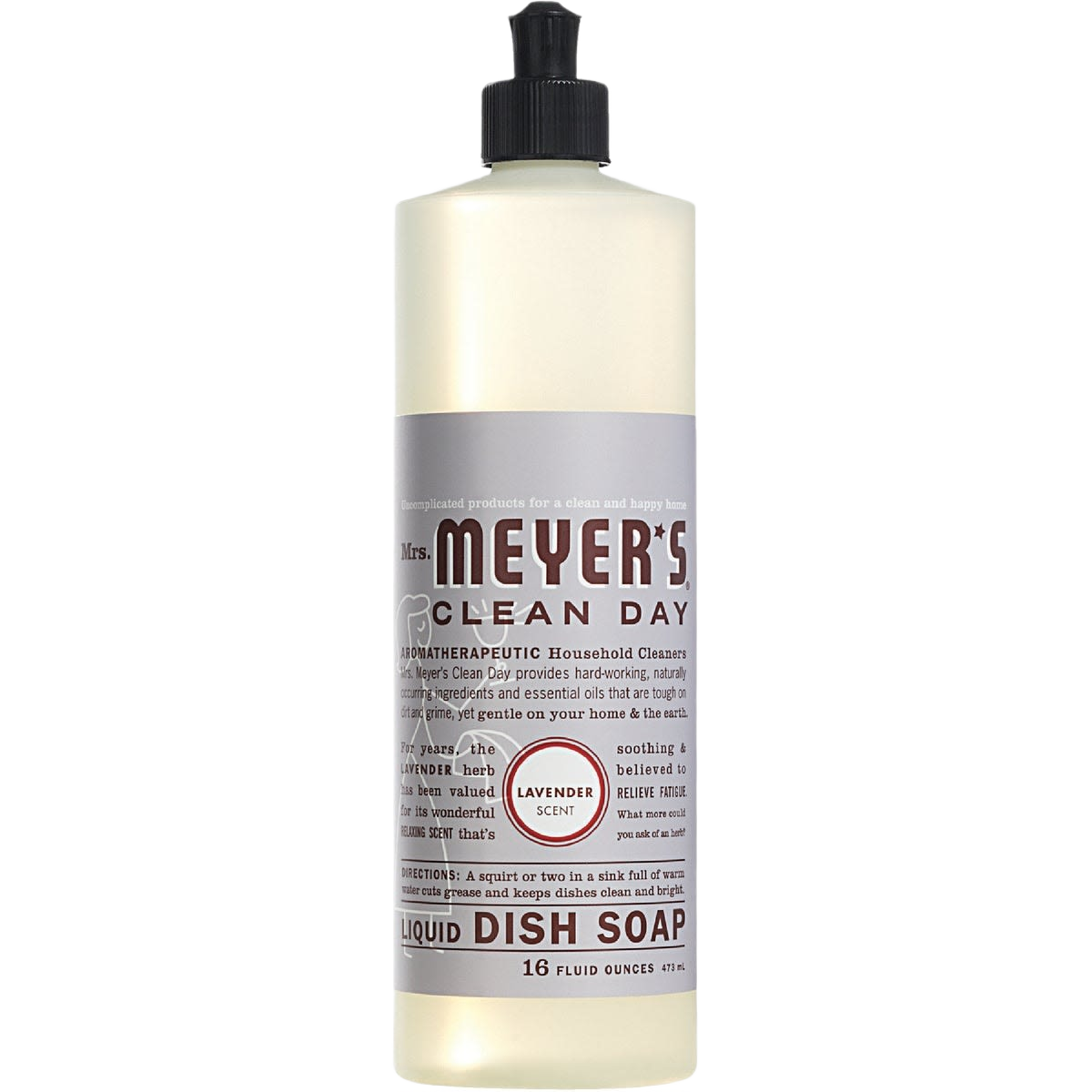 16 oz bottle of lavender-scented liquid dish soap for cleaning supplies and household use under $50 collections