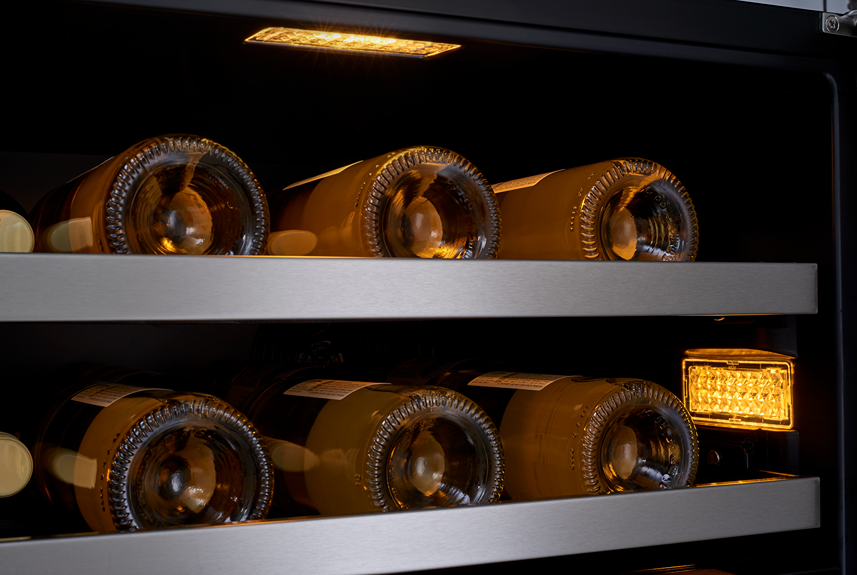 ADA Wine Cooler 24", Reversible, Dual Zone