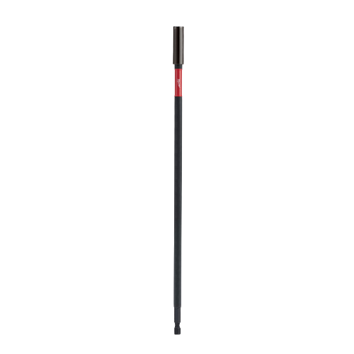 Slim 12-inch magnetic bit holder with black and red design, part of woodworking and tool accessories collection