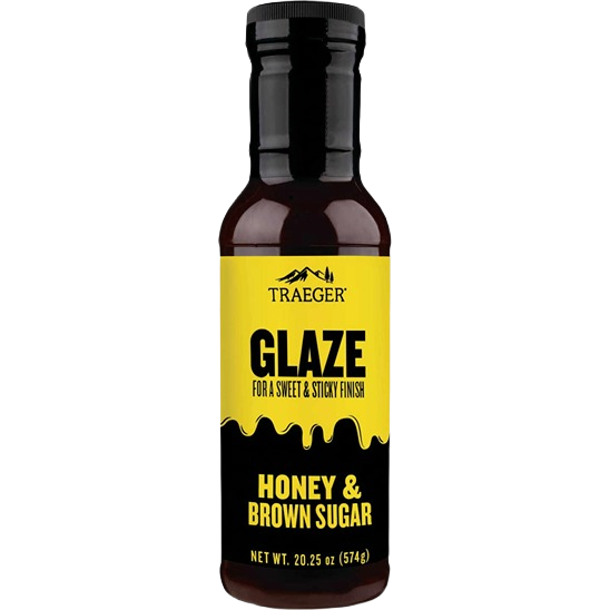 Bottle of honey and brown sugar glaze for grilling and BBQ sauces in outdoor living under $50 collections