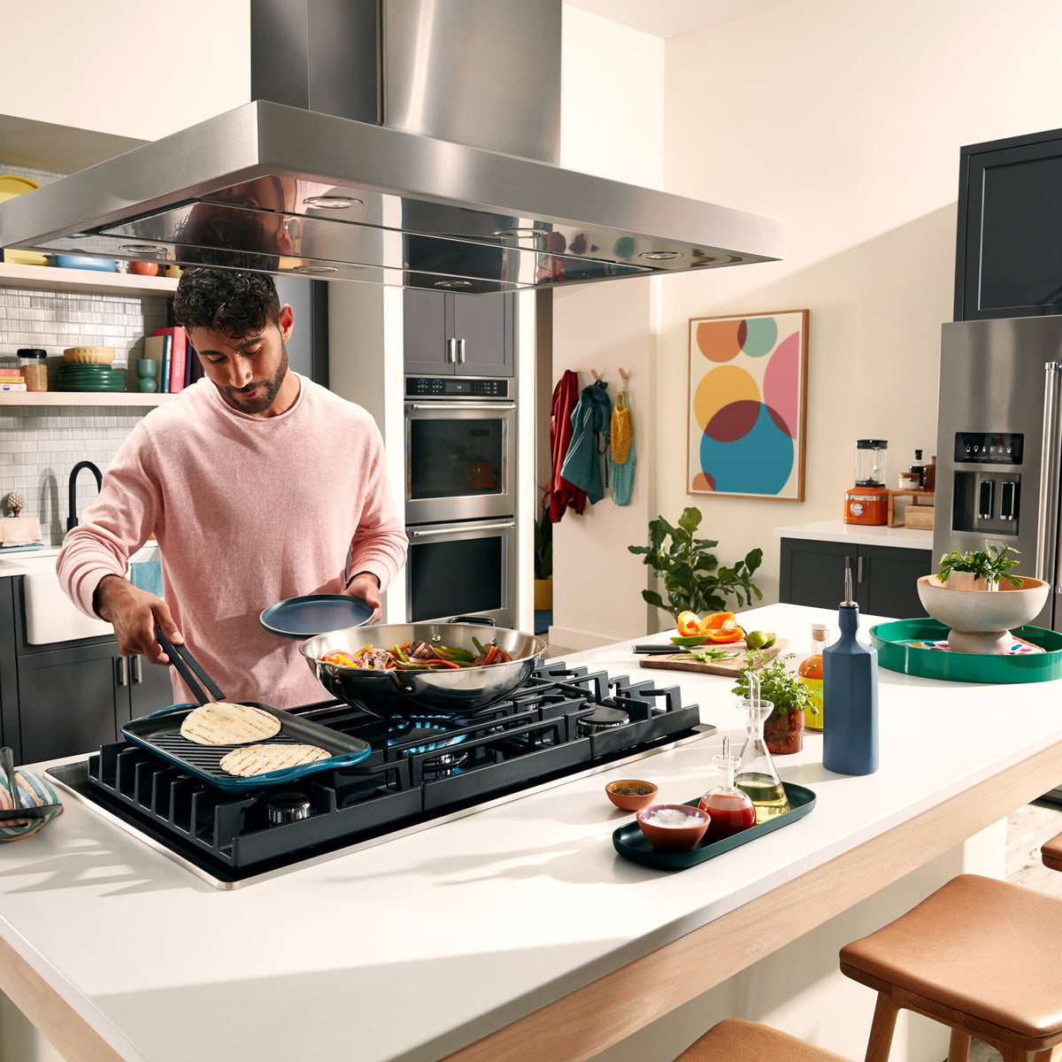 30" Gas-on-Glass Cooktop