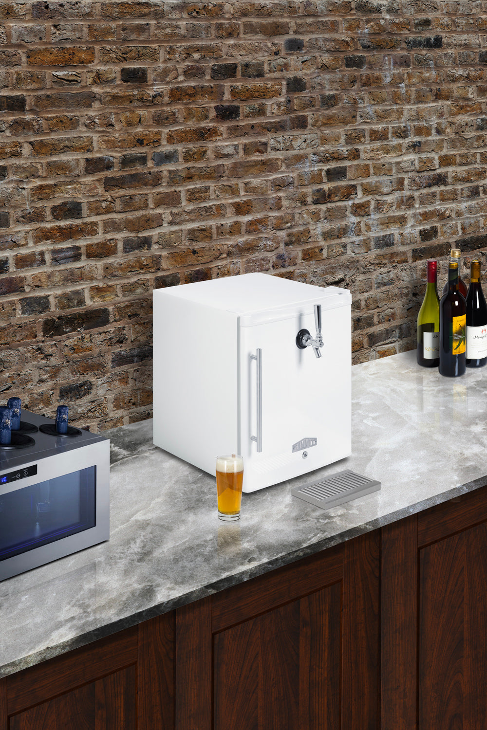 17" Wide Tabletop Front Tap Beer Kegerator