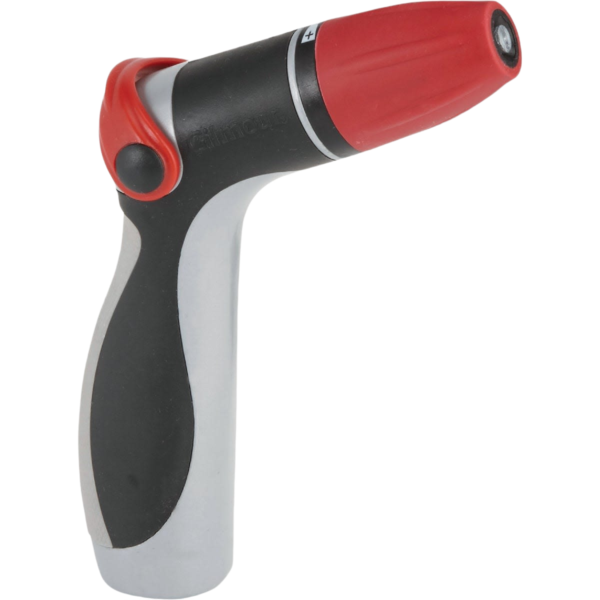 Durable red and black adjustable pistol nozzle for watering and irrigation in lawn and garden tools collection