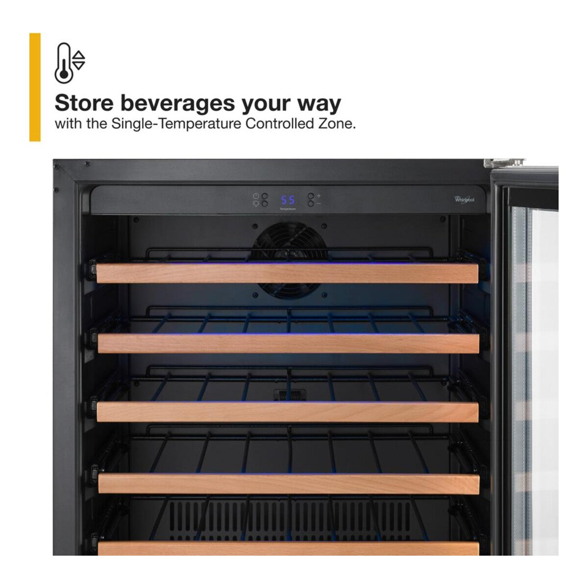 24" Undercounter Wine Center with Custom Temperature Control