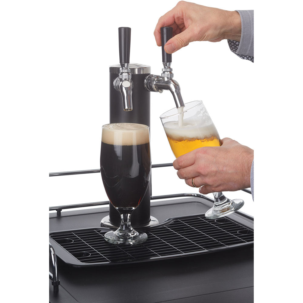 5.4 CuFt. Dual-Tap Beer Keg Cooler, Worktop