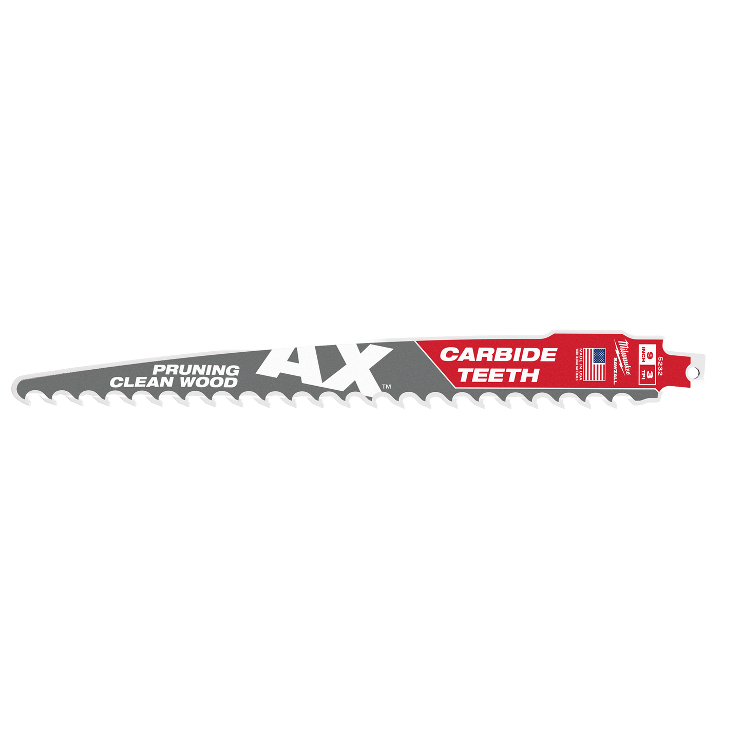 9-inch pruning saw blade with carbide teeth for clean wood cutting in tools and home improvement tasks
