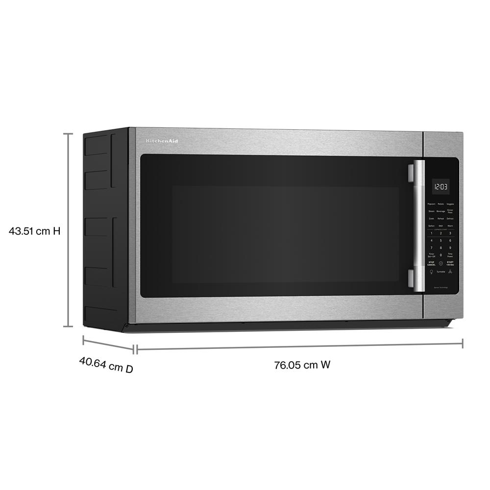 2.1 Cu. Ft. Microwave Hood Combination with a Handle