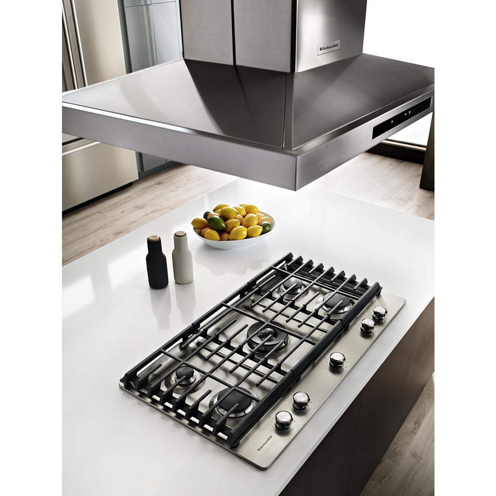 36" Island-Mount, 3-Speed Canopy Hood