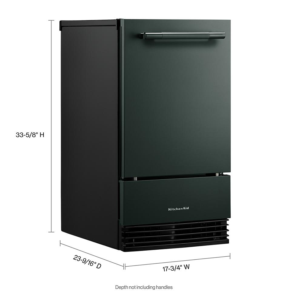 18-Inch 35 lb. Automatic Ice Maker with Clear Ice Technology in Juniper