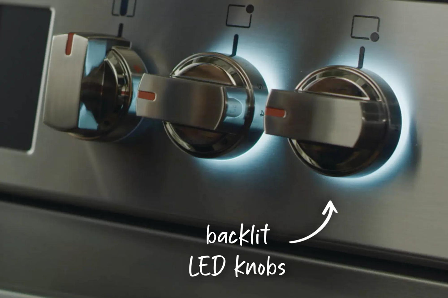 30" Front Control Electric Range with Total Convection