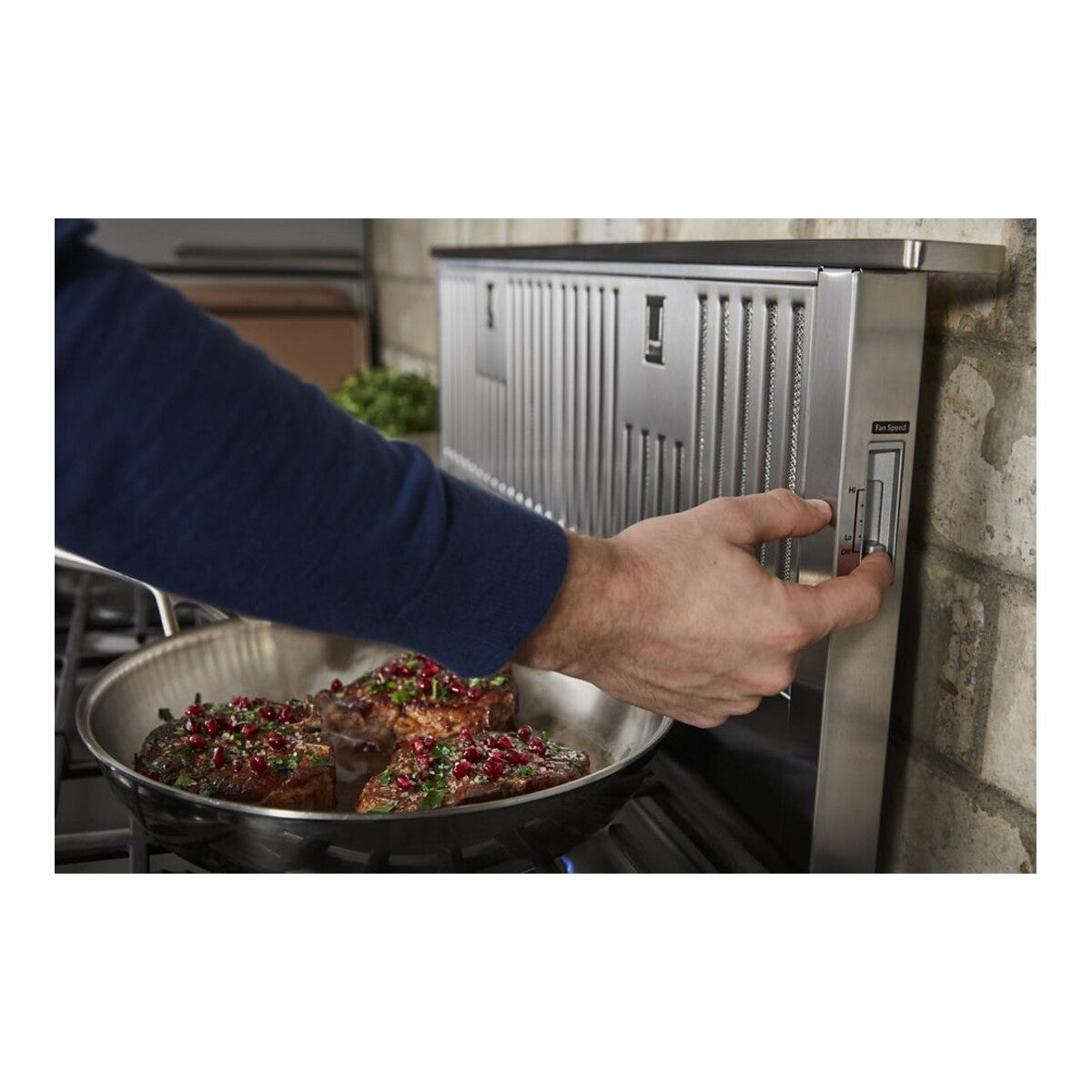 36" Retractable Downdraft Ventilation System