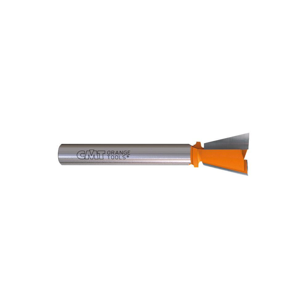 CMT Orange Tools 1/2” x 1/2" x 2-1/8" Dovetail Bits, 1/4" Shank, Rh