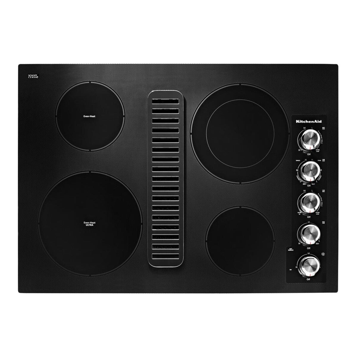 30" Electric Downdraft Cooktop with 4 Elements