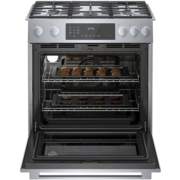 Benchmark™, Dual Fuel Slide-in Range, 30'', Stainless Steel