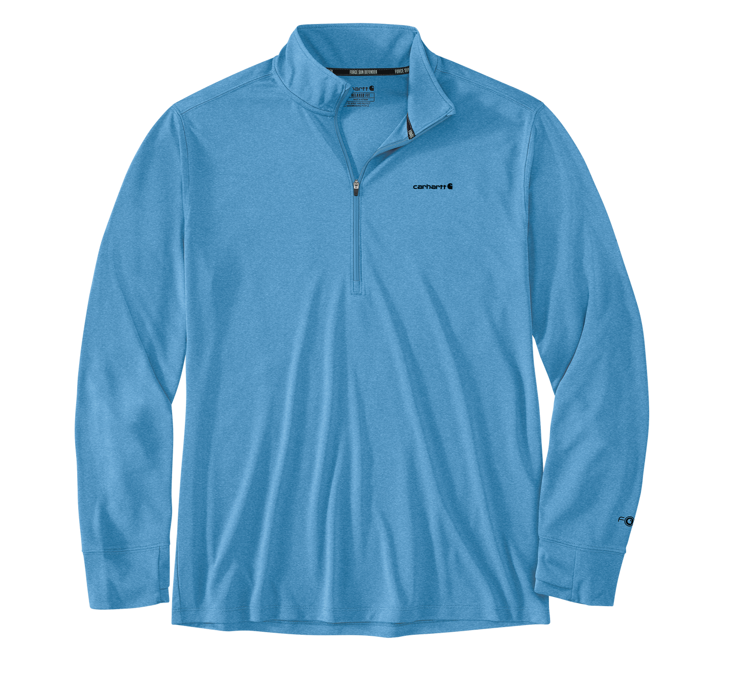 Carhartt Men's Force Sun Defender Relaxed 1/2-Zip Long-Sleeve