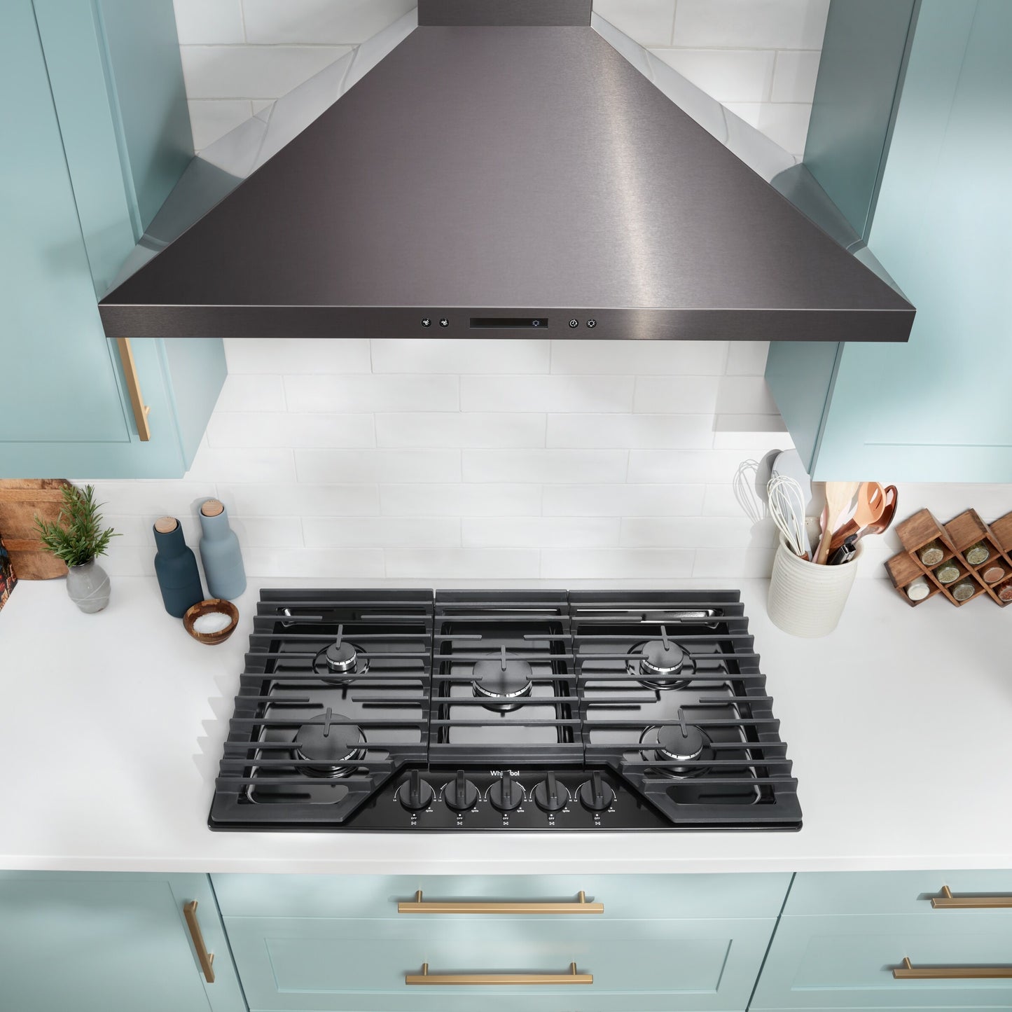 36" Chimney Wall Mount Range Hood with Dishwasher-Safe Grease Filters
