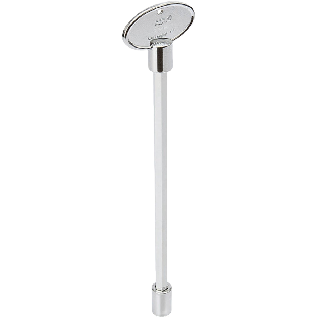 Chrome-plated universal fit gas valve key tool for plumbing parts and repair under $50 collections