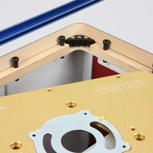 Precision CNC machined MDF adapter with metal screws for enhancing router table dust collection in woodworking tools under $100 collections
