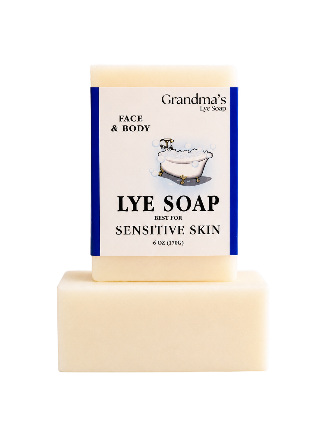 Remwood Products Grandmas Lye Bar Soap 6 oz.