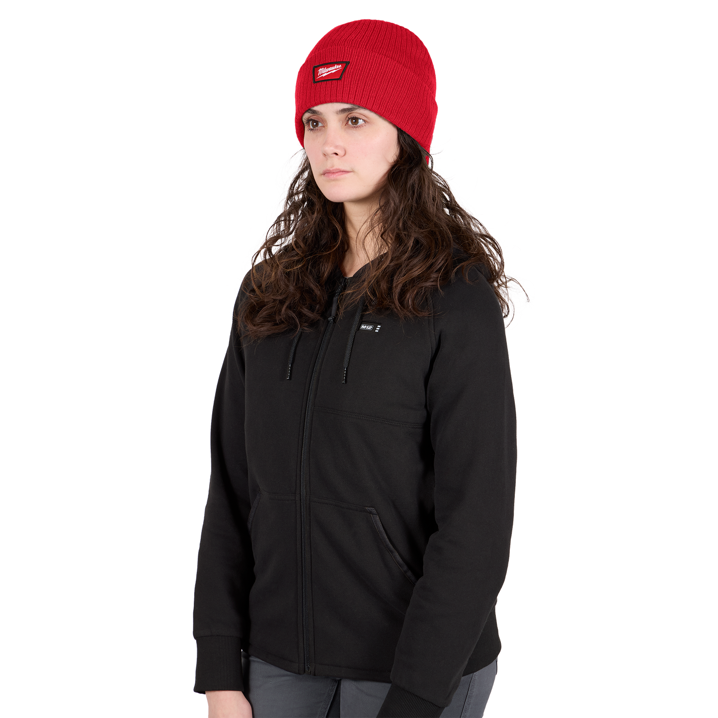 Milwaukee Rib-Knit Cuffed Beanie - Red