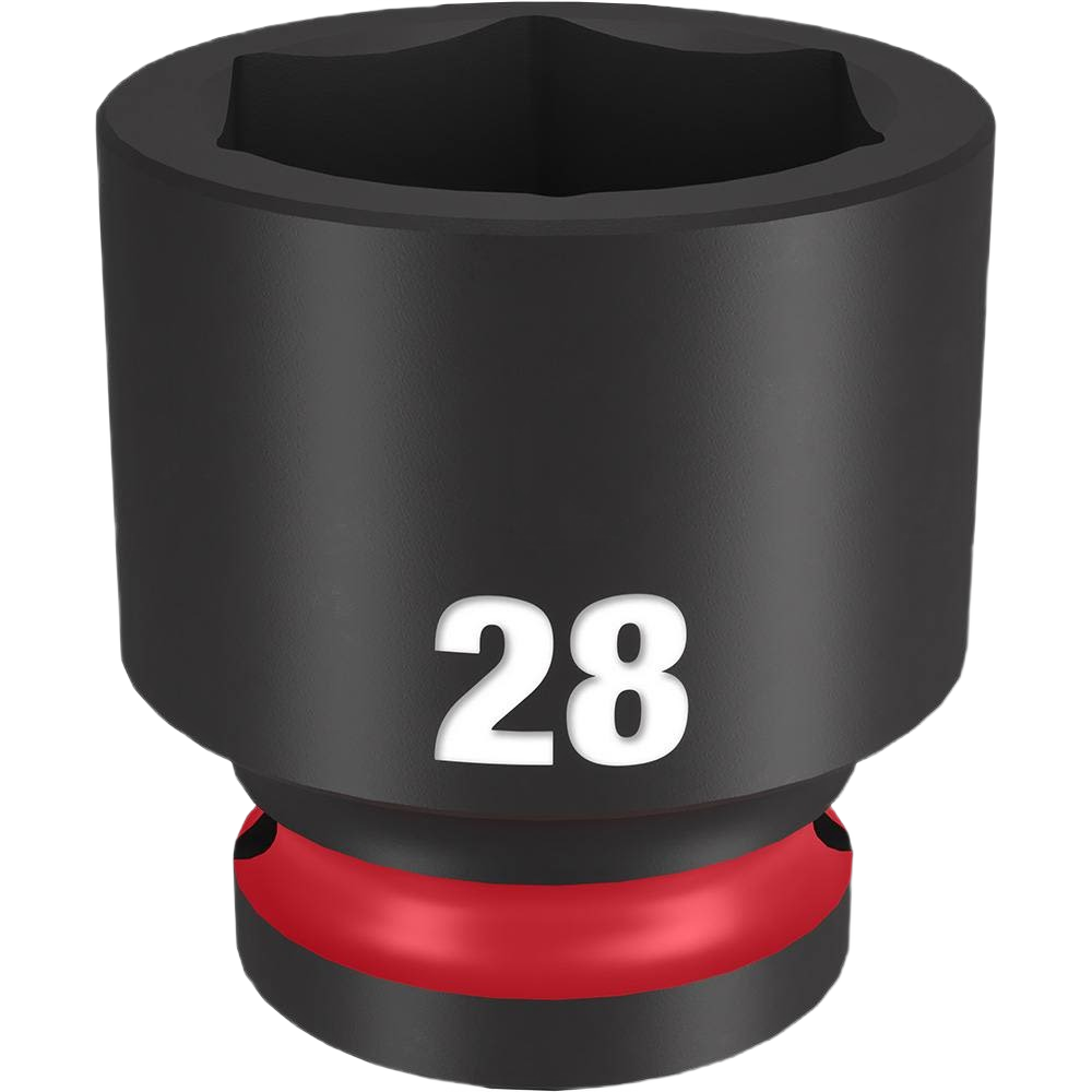 28mm impact socket with 6-point design for heavy-duty hand tool and woodworking projects under $50 collection