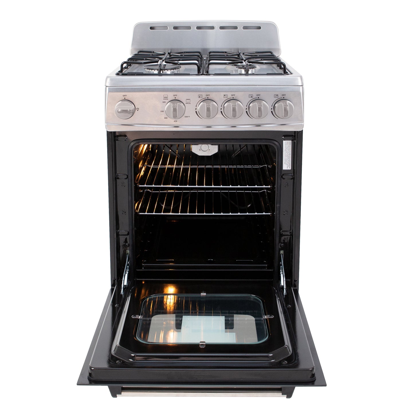 Avanti 20" Compact Gas Range Oven - Stainless Steel