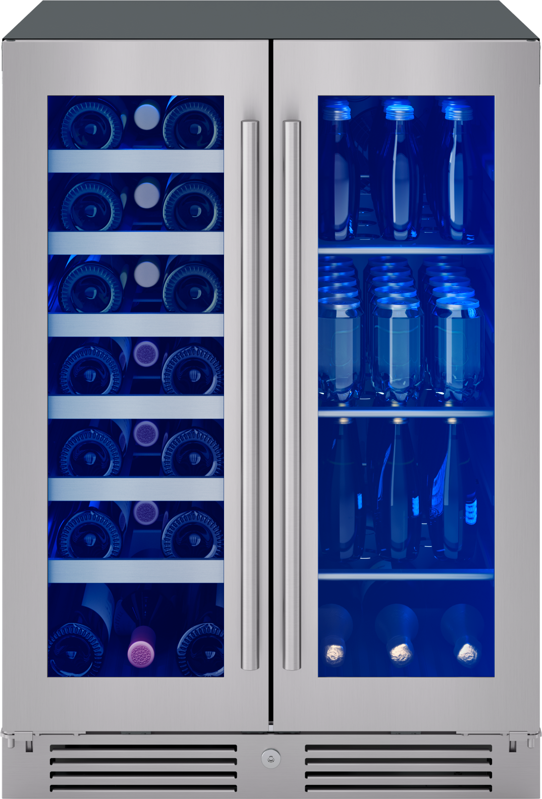 Wine & Beverage Center 24", French Door, Dual Zone