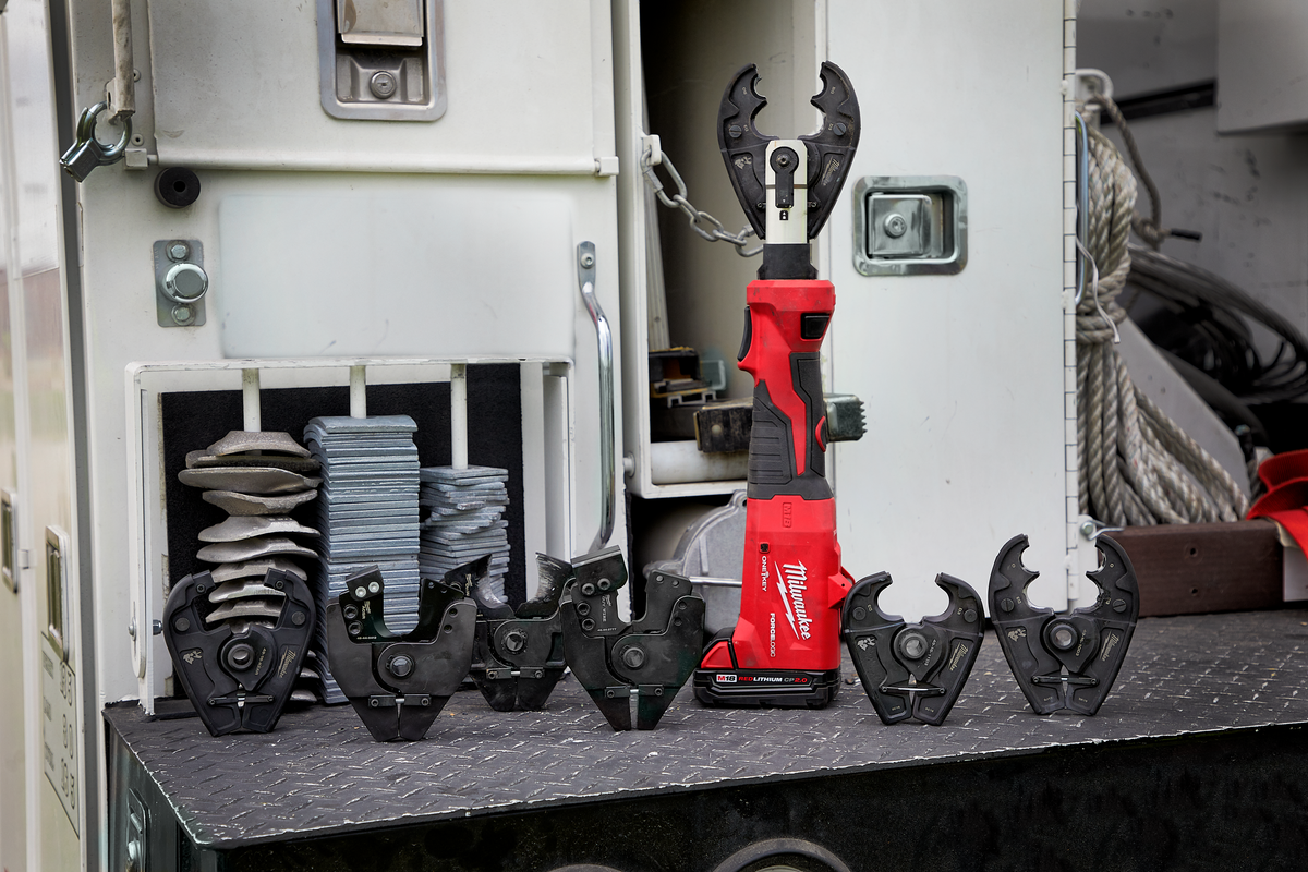 Milwaukee M18™ FORCE LOGIC™ 6T Linear Utility Crimper Kit w/ O-D3 Jaw