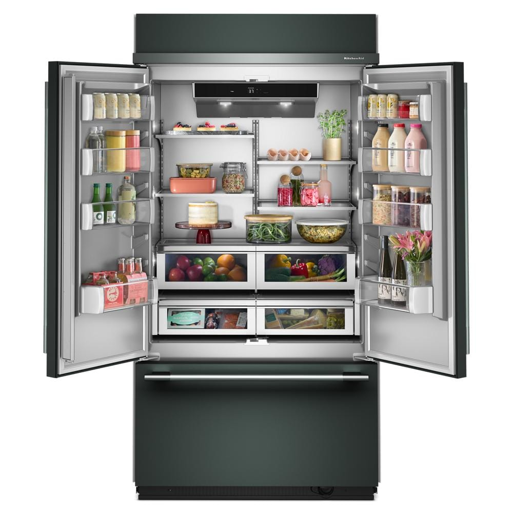 24.2 Cu. Ft. 42" Built-In French Door Bottom Mount Refrigerator with Platinum Interior