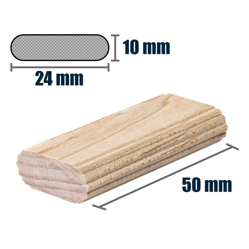 KREG  MortiseMate™ 10mm Hardwood Loose Tenons, 25-Pack