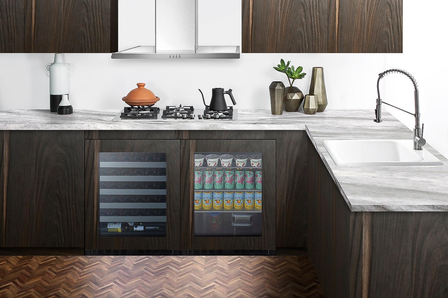 24" Wide Built-In Beverage Center, ADA Compliant (Panel Not Included)