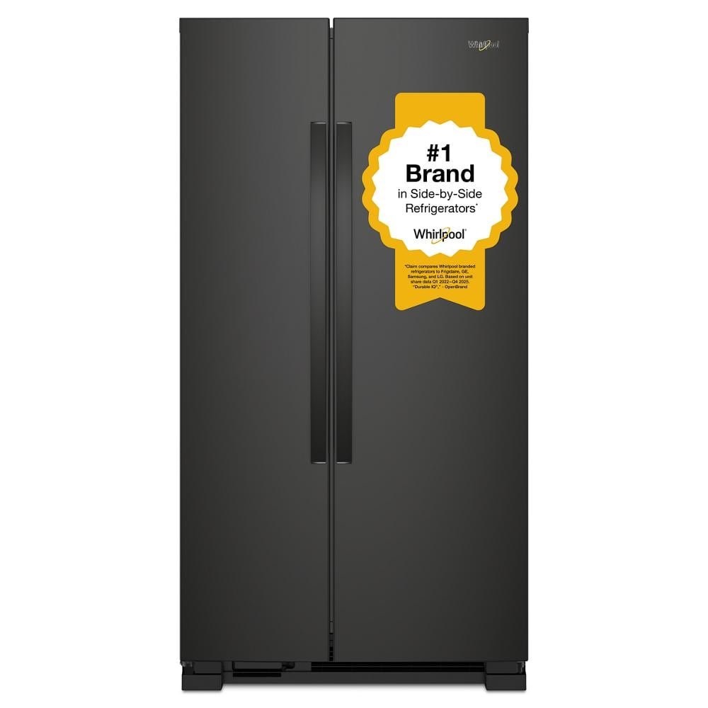33-inch Wide Side-by-Side Refrigerator - 22 cu. ft.
