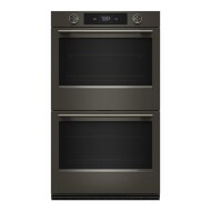 30-inch Smart Electric Double Wall Oven with Intelligent Cooking Camera - Black Ore