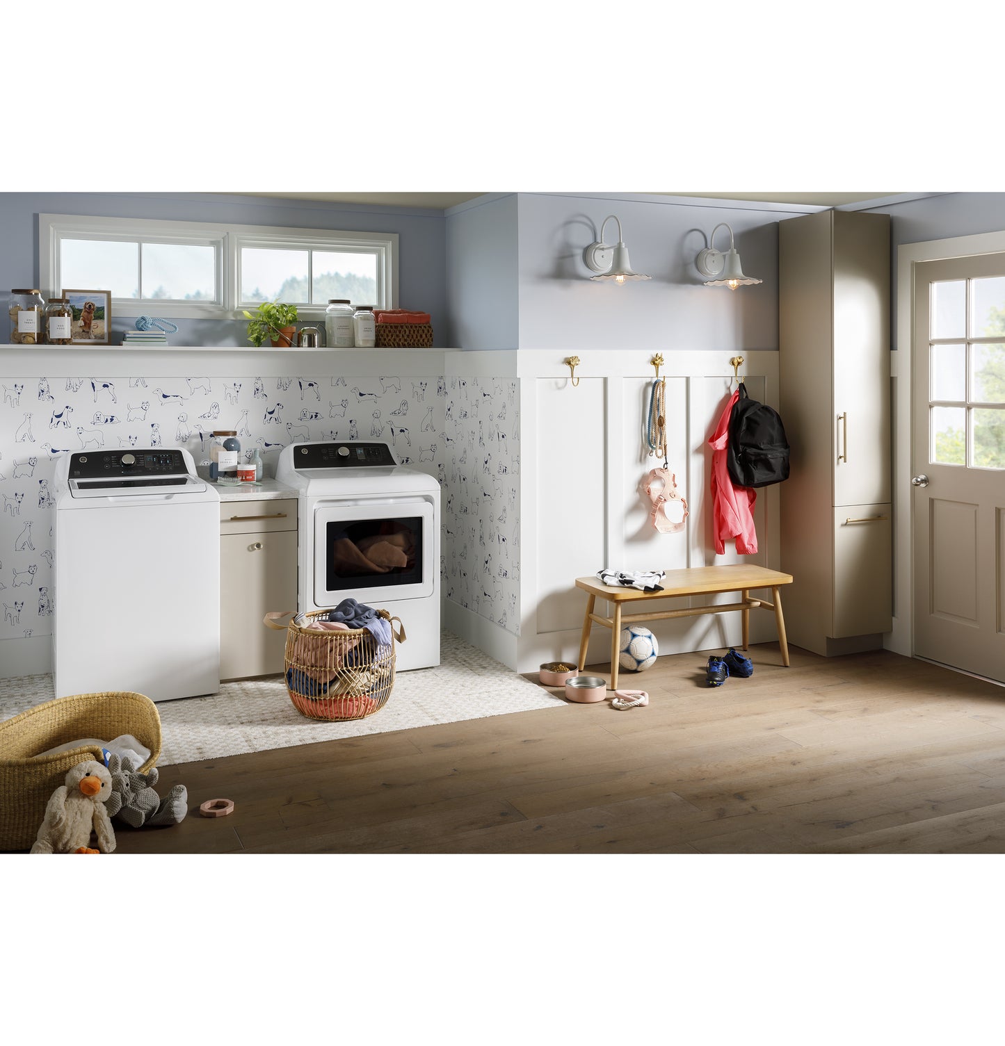GE® 7.4 cu. ft. Capacity Electric Dryer with Up To 120 ft. Venting and Sensor Dry