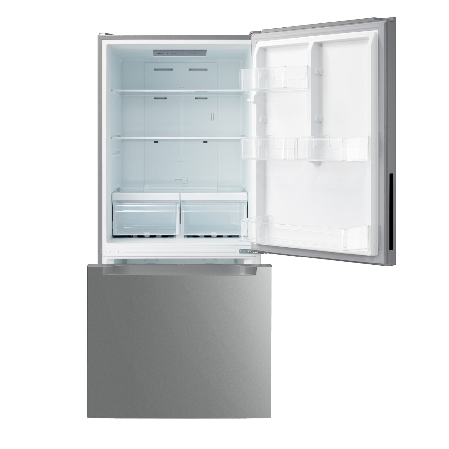Element Electronics 18.7 cu. ft. Bottom Freezer Refrigerator - Stainless Steel, ENERGY STAR (ERBM19CBS)