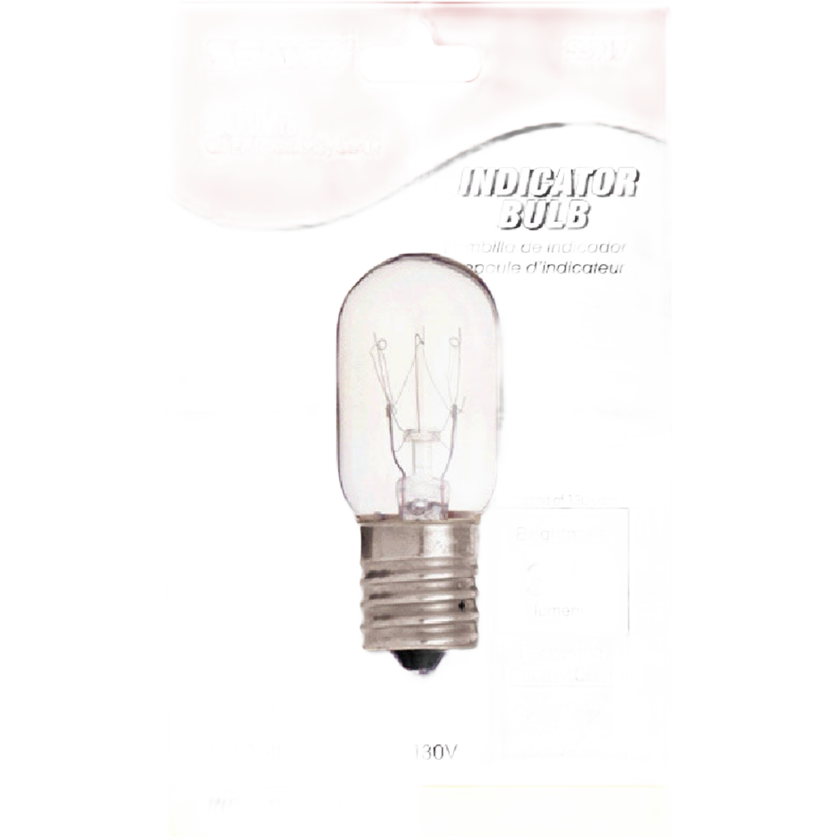 Clear 40 watt T8 incandescent indicator bulb for lighting and electrical projects in home improvement collections
